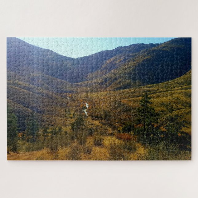 Fall Mountain Stream Jigsaw Puzzle (Horizontal)
