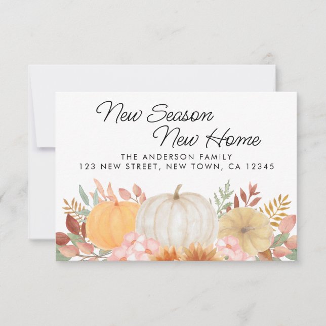 Fall Moving  Announcement (Front)
