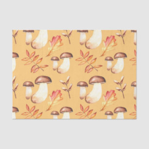 Fall Mushrooms (Design 30 Yellow/Orange Series) Tissue Paper
