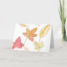 Fall Note Card