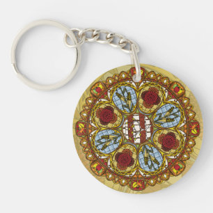 Fall Nouveau Acrylic Keychain