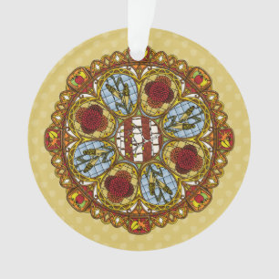 Fall Nouveau Acrylic Ornament