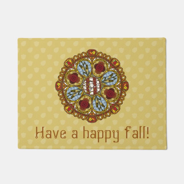 Fall Nouveau Doormat (Front)