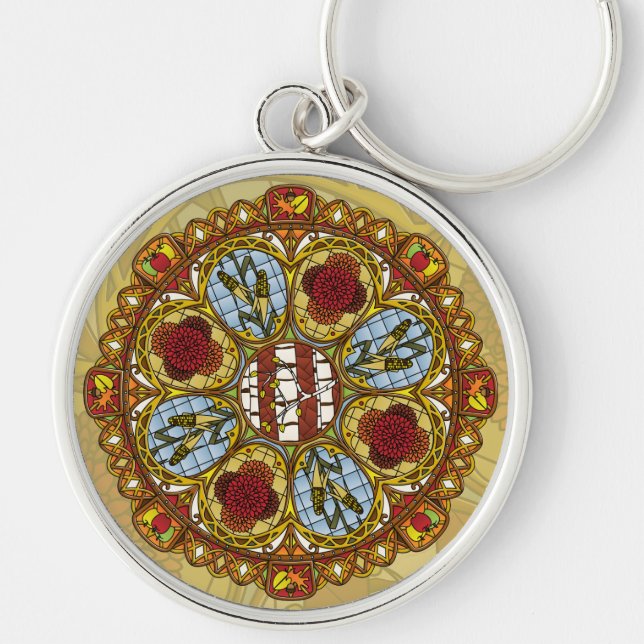 Fall Nouveau Keychain (Front)