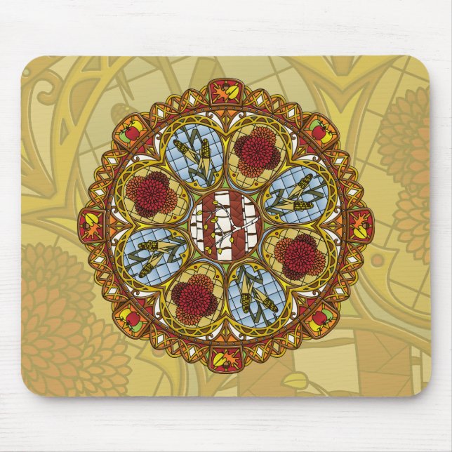 Fall Nouveau Mousepad (Front)