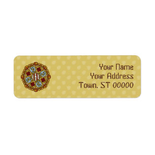 Fall Nouveau Return Address Label
