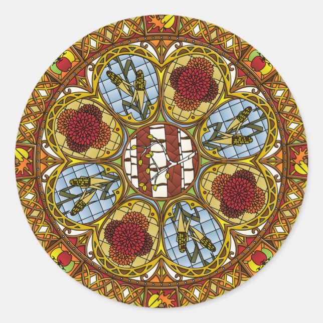 Fall Nouveau Sticker (Front)