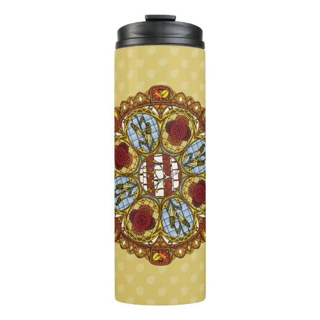 Fall Nouveau Thermal Tumbler (Front)