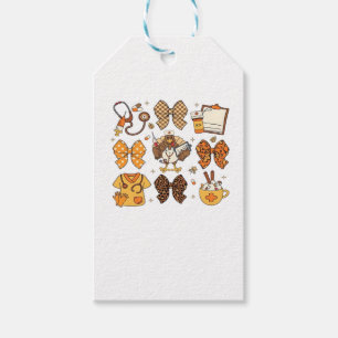 Fall Nurse Thanksgiving Classic T-Shirt.png Gift Tags