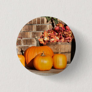 Fall o day 3 cm round badge