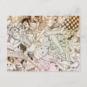 Fall of Alice Postcard