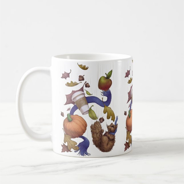 Fall, Of Course Coffee Mug (Left)