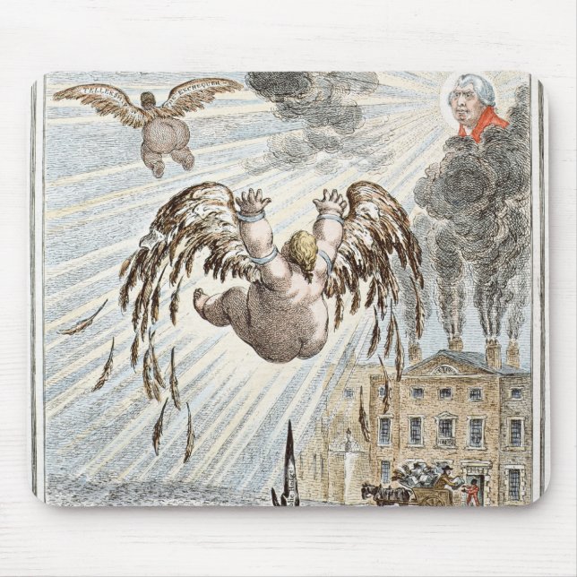 Fall of Icarus, 1807 Mouse Pad (Front)
