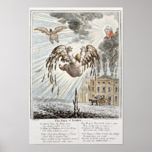 Fall of Icarus, 1807 Poster