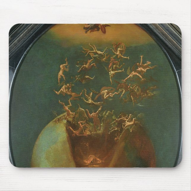 Fall of Satan and the Rebel Angels from Heaven Mouse Pad (Front)