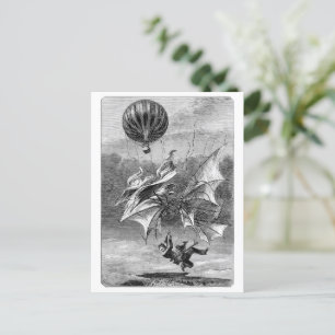 Fall of the Flying Man Postcard