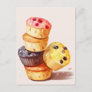 Fall of the Muffin Tower Postcard