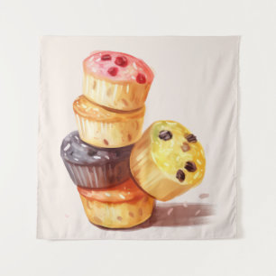 Fall of the Muffin Tower Tapestry