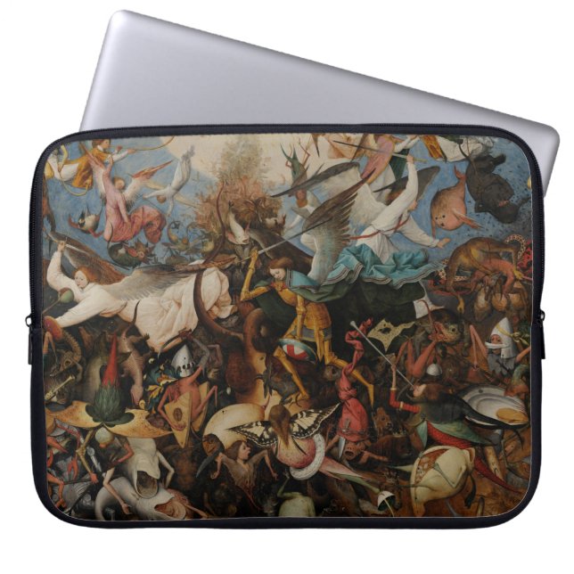 Fall of the Rebel Angels Pieter Bruegel Laptop Sleeve (Front)