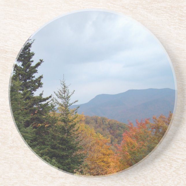 Fall on the Blue Ridge Parkway Coaster (Front)