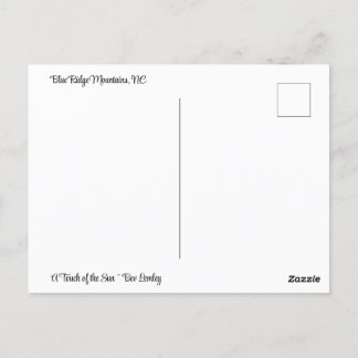 Fall on the Blue Ridge  Postcard