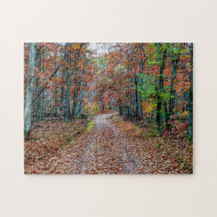 Fall On The Dirt Road new Jigsaw Puzzle