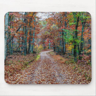 Fall On The Dirt Road new Mouse Pad
