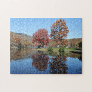 Fall On The Lake Puzzle 10x14