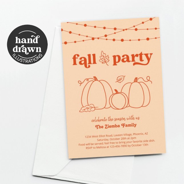 Fall Party Invitation (Creator Uploaded)