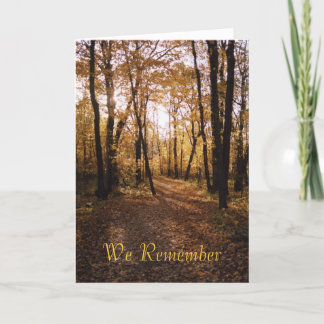 Fall path1, We Remember Card