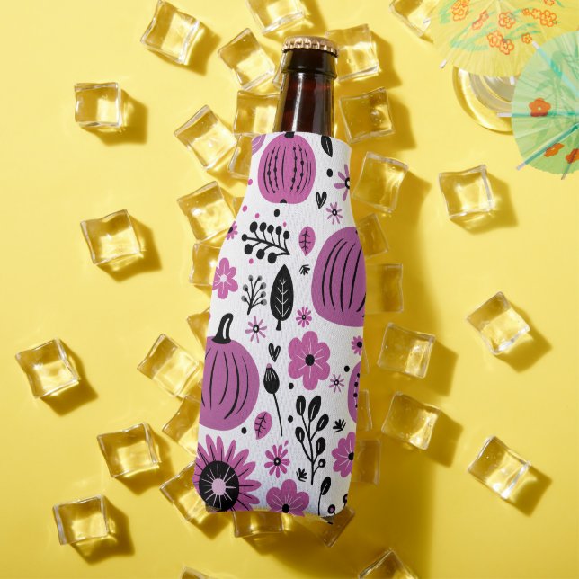 Fall Pattern Bottle Cooler (In Situ Summer)