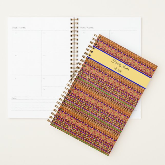 Fall pattern personalised planner (Display)