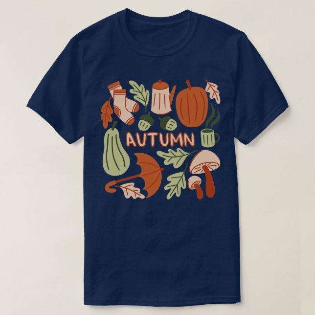 Fall pattern T-Shirt (Design Front)