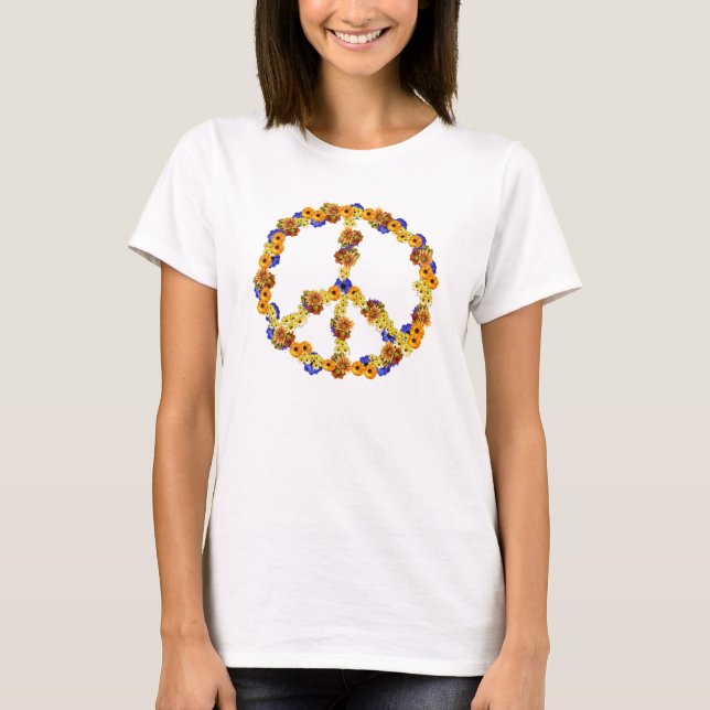 fall peace sign T-Shirt (Front)