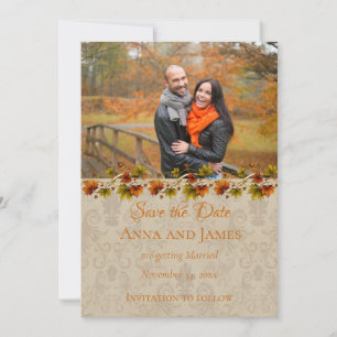 Fall Photo Save the Date