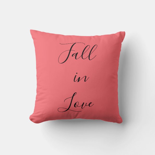 Fall pink  cushion (Front)