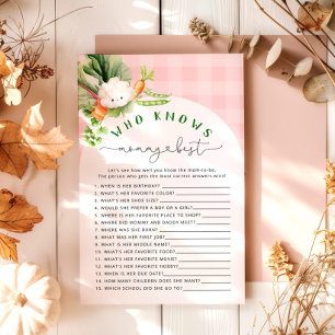 Fall pink farm Who knows mummy best game