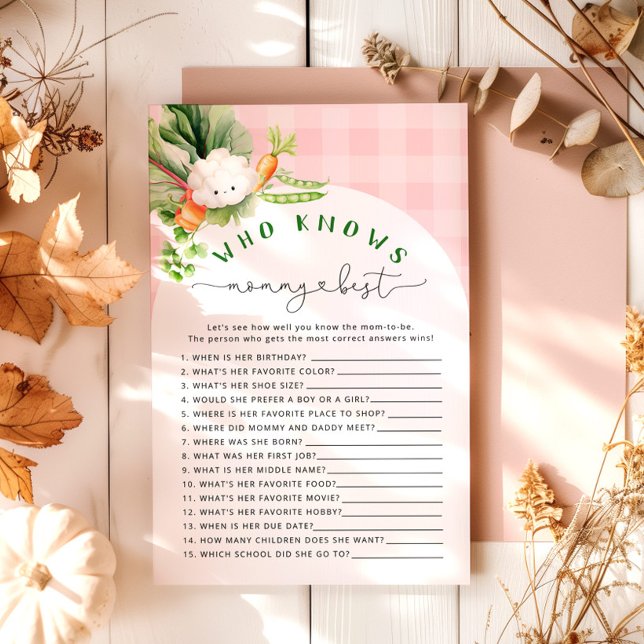 Fall pink farm Who knows mummy best game (Creator Uploaded)