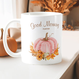 Fall Pink Pumpkin Coffee Mug
