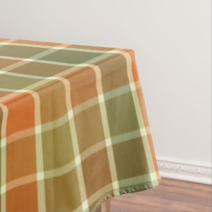 FALL PLAID CHECK TABLECLOTH