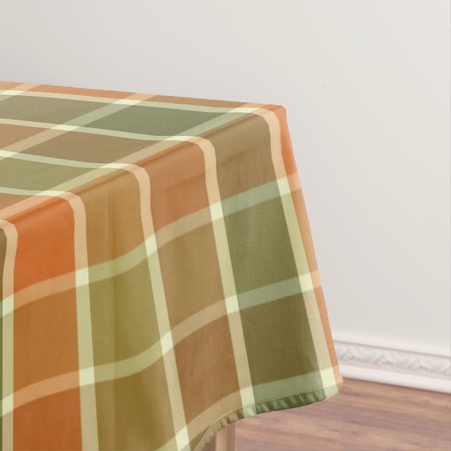 FALL PLAID CHECK TABLECLOTH (In Situ)