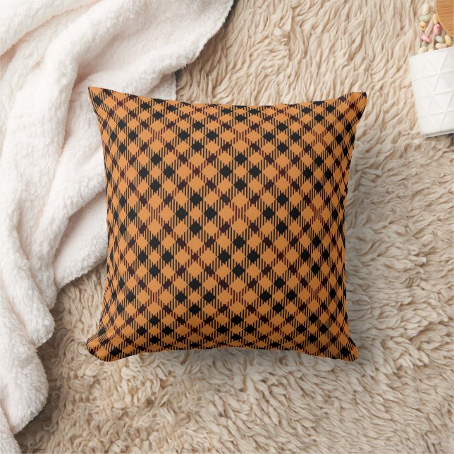 Fall Plaid Pattern  Cushion (Blanket)