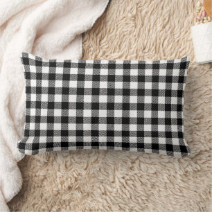 Fall Plaid Pattern Lumbar Cushion