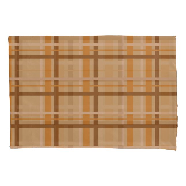 Fall Plaid Pillowcase (Front)