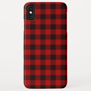 Fall Plaid Red Buffalo Check iPhone Cover Case