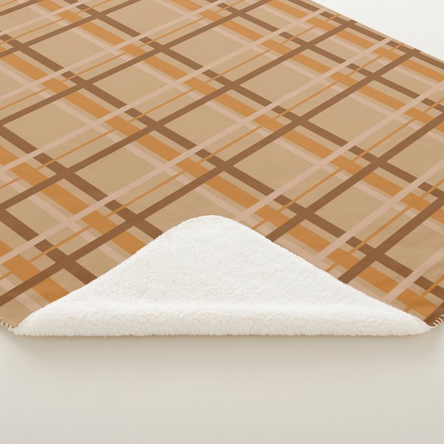 Fall Plaid Sherpa Blanket (3/4)
