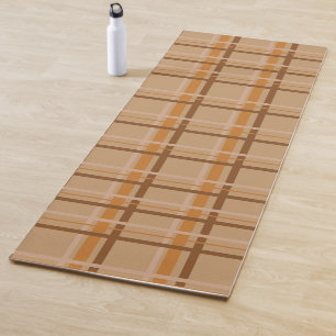 Fall Plaid Yoga Mat