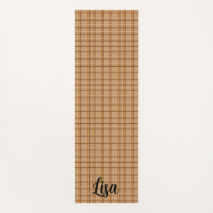 Fall Plaid Yoga Mat