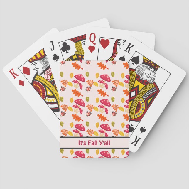 Fall Playing Cards (Back)