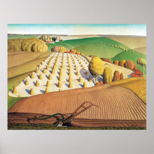 Fall Ploughing, 1931 Poster